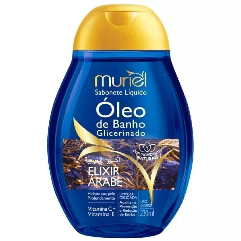 Óleo De Banho Glicerinado Muriel Elixir Árabe 230ml