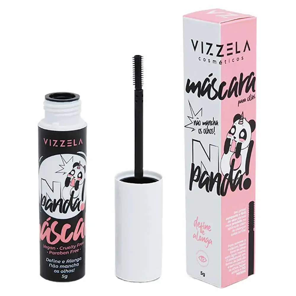 Máscara para Cílios Vizzela No Panda Preto 5g