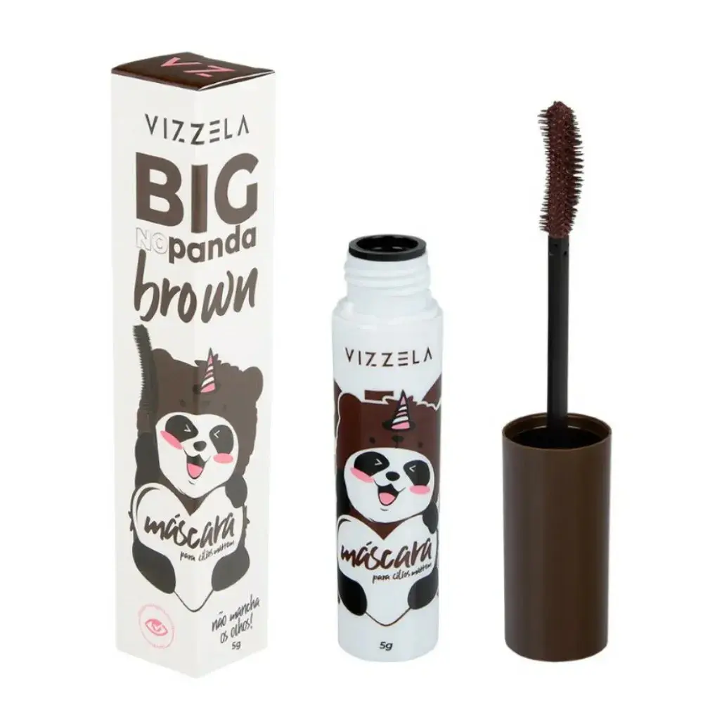 Máscara para Cílios Vizzela Big No Panda Brown 5g