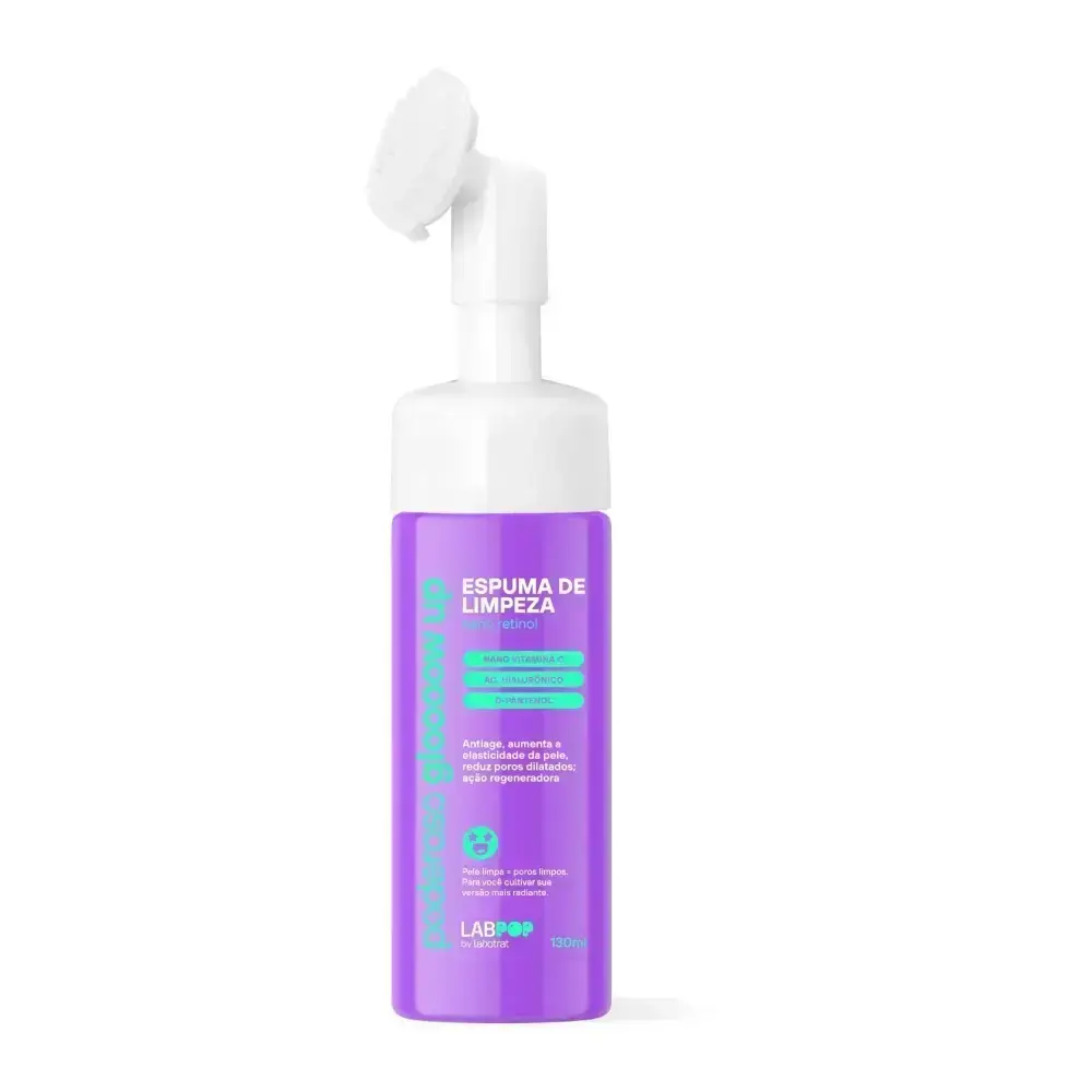 Espuma de Limpeza Labpop By Labotrat Poderoso Glow Up 130ml
