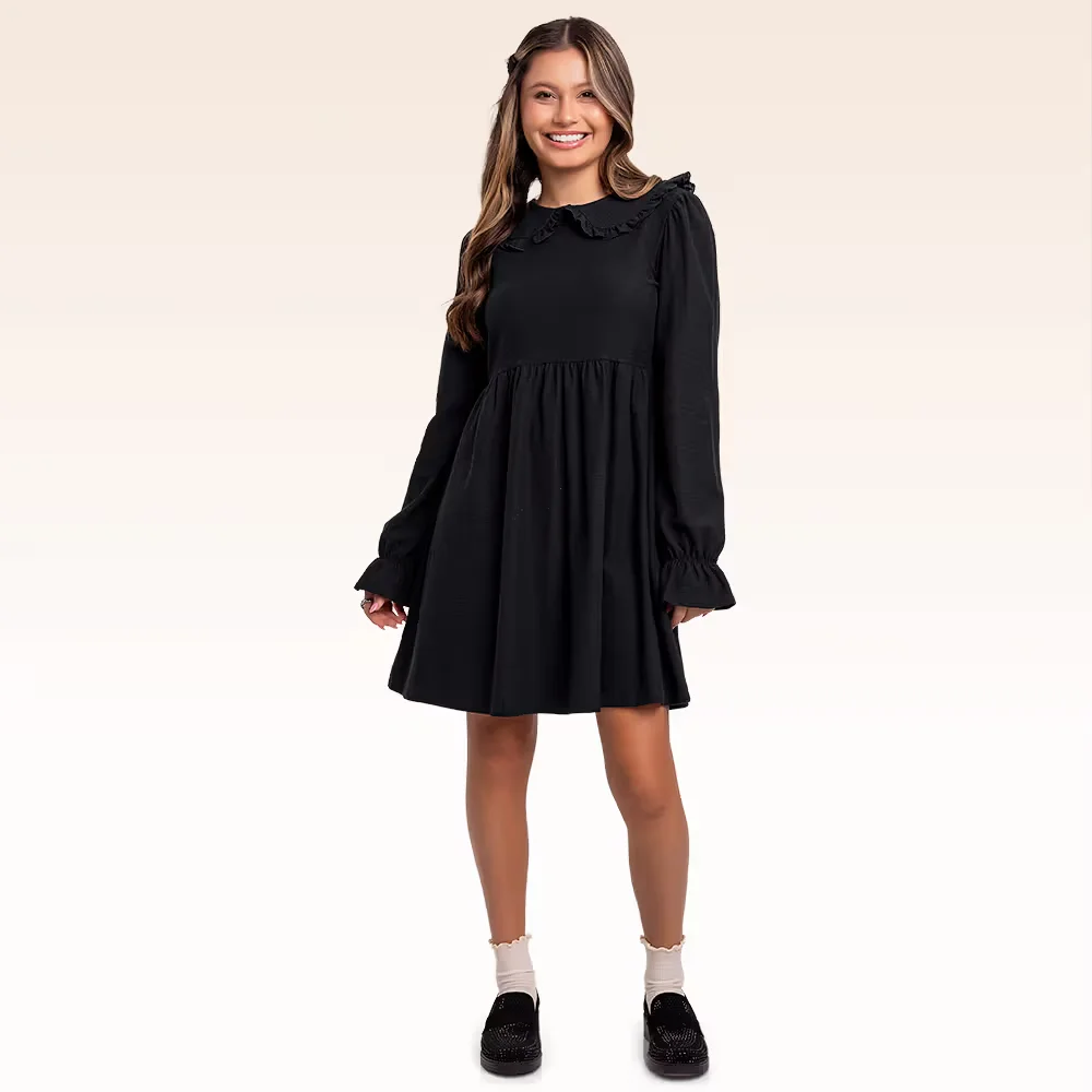 Vestido manga longa em malha florence — imagem 1
