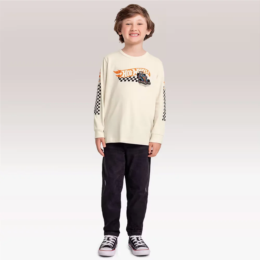 Camiseta manga longa Hot Wheels — imagem 1