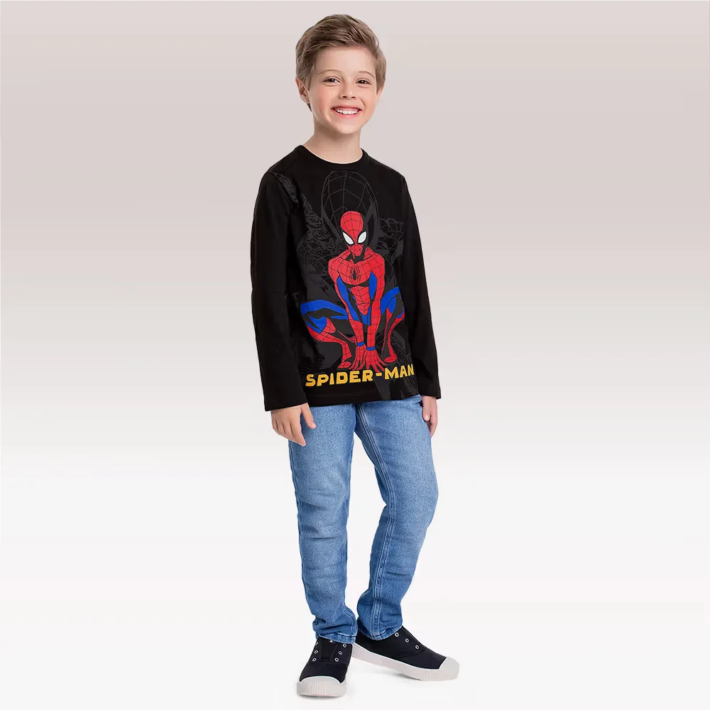 Camiseta manga longa Spider-man — imagem 1