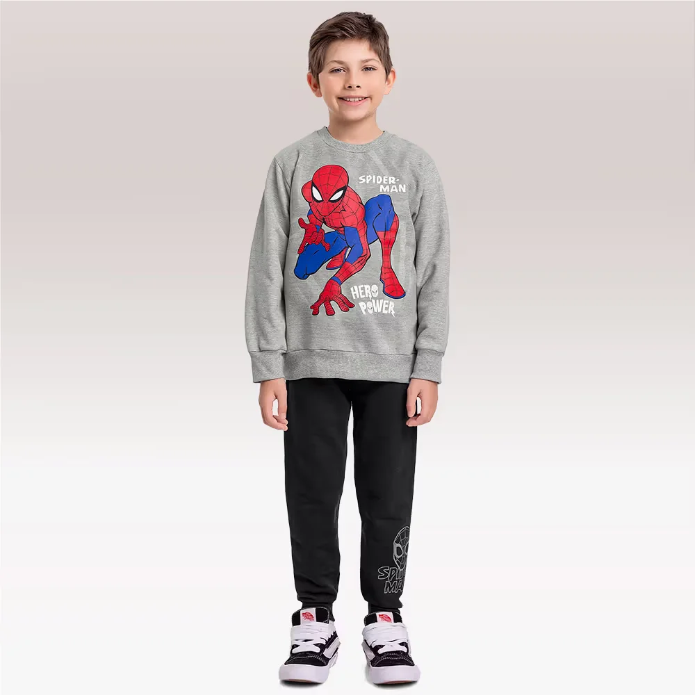Conjunto blusão e calça Spider-man — imagem 1