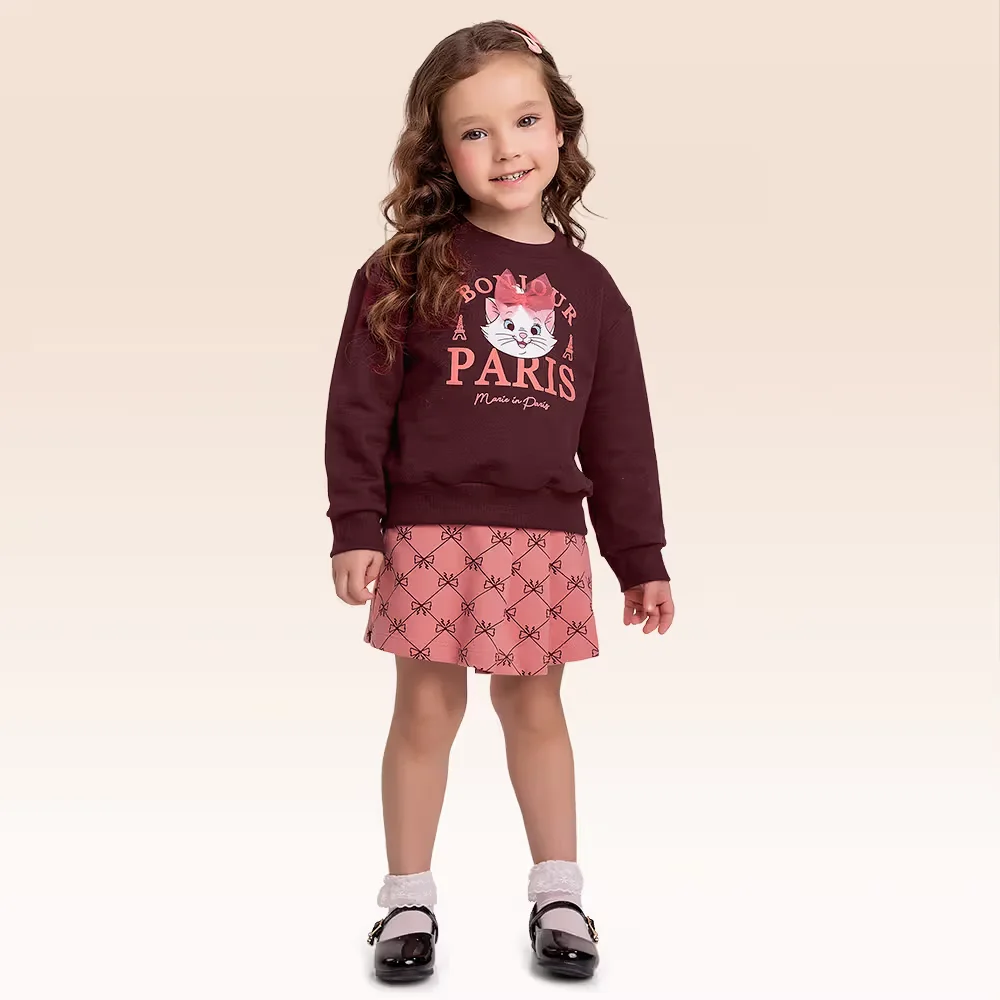 Conjunto blusão e shorts saia Marie — imagem 1