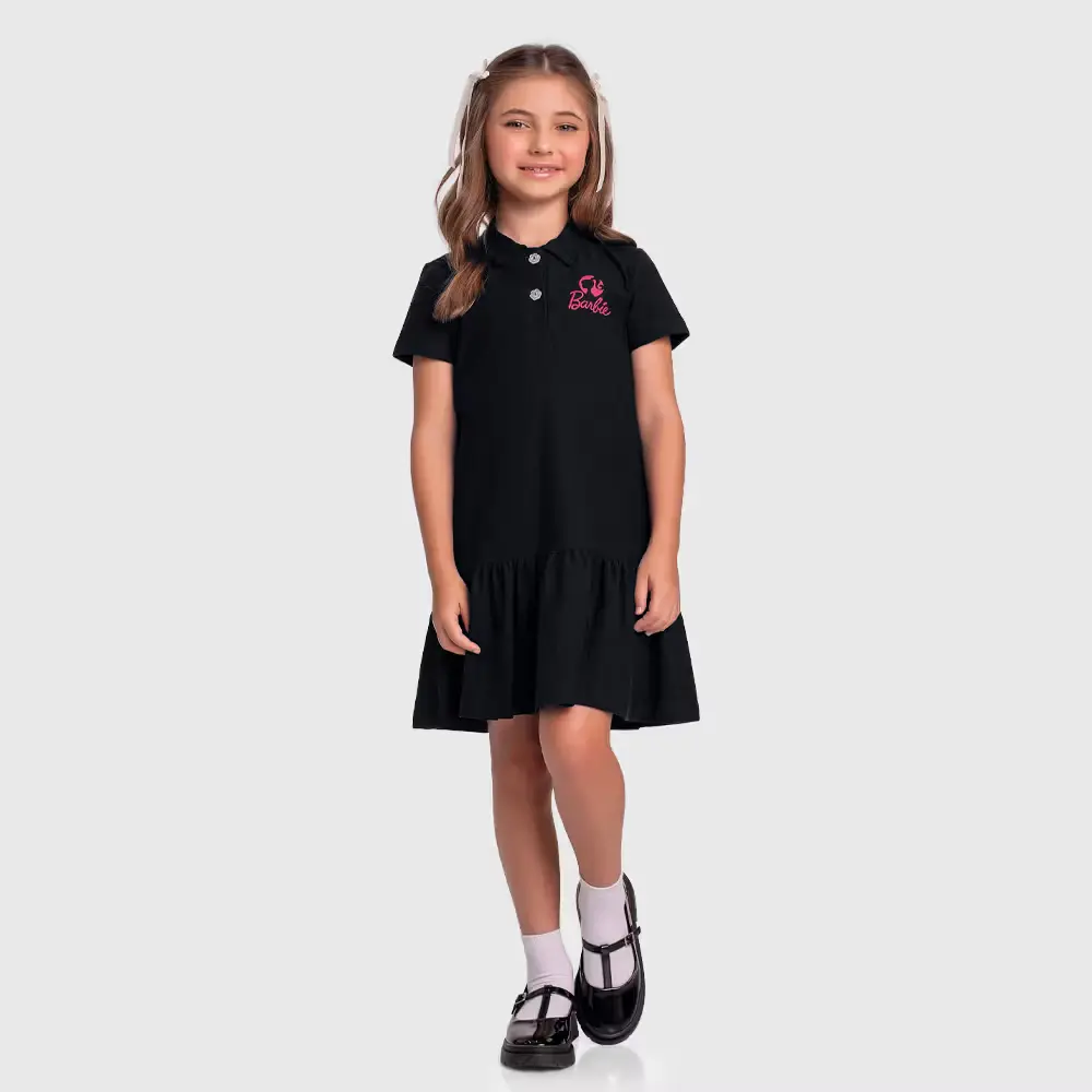 Vestido polo em malha florence Barbie