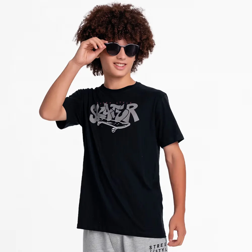 Camiseta em meia malha skater — imagem 1