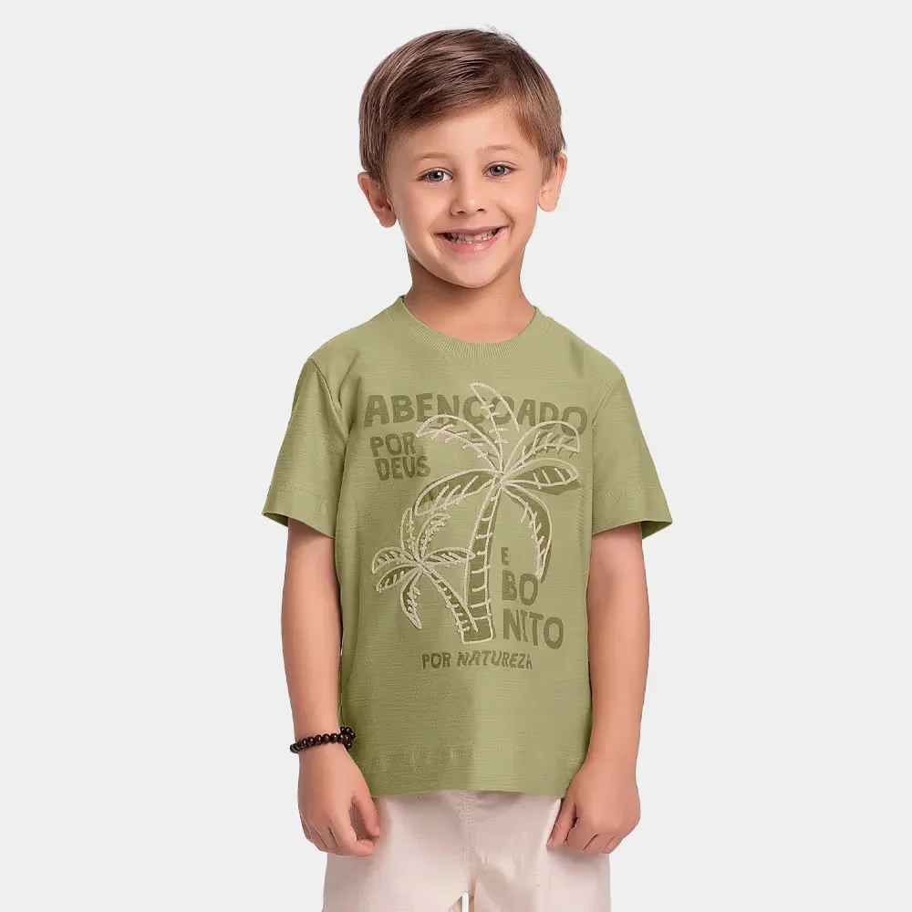 Camisa em meia malha flamê brasilidade — imagem 1