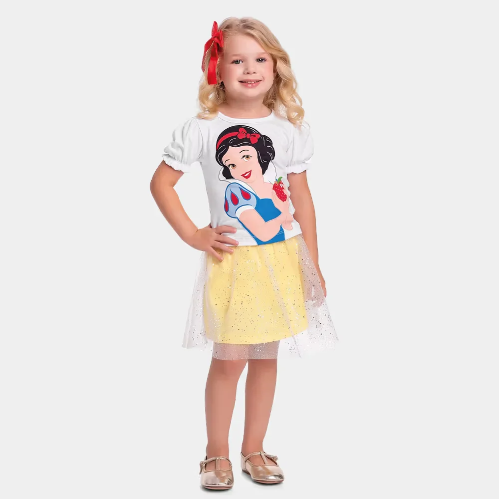 Conjunto blusa e short-saia da branca de neve — imagem 1