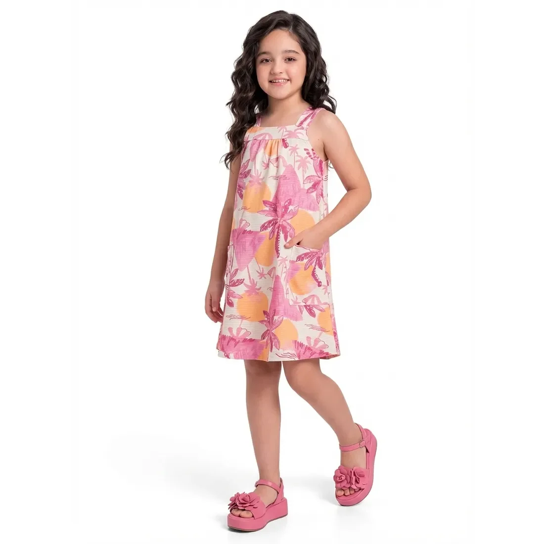 Vestido em malha florence coqueiro — imagem 1