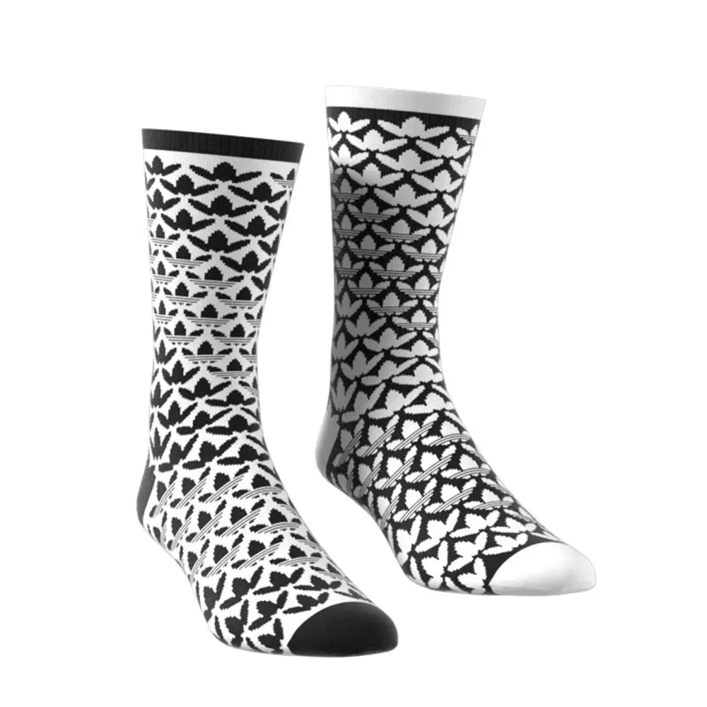 Meia adidas Monogram Crew 2 Pares — imagem 1