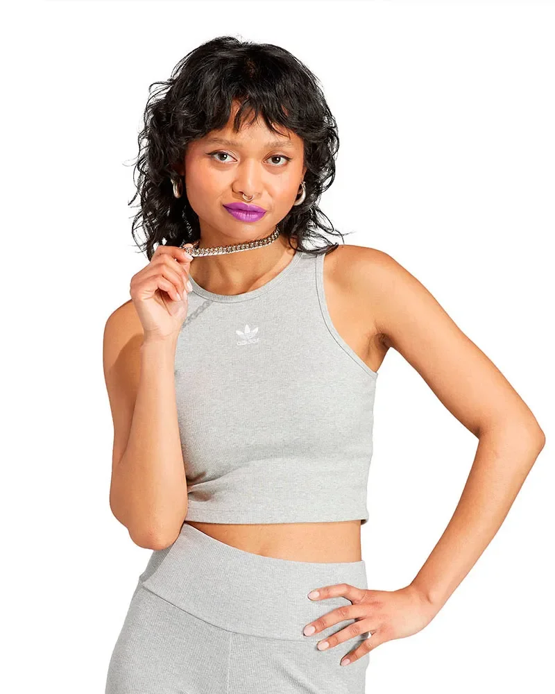 Regata Adidas Rib Tank Feminina — imagem 1
