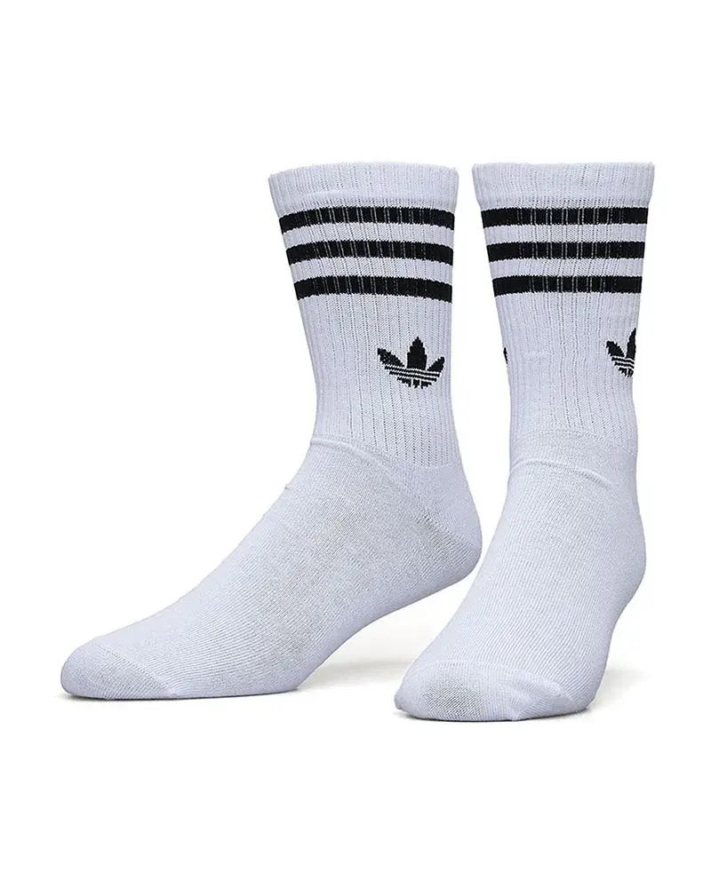 Meia Adidas 3S Crew 3 Pares Unissex