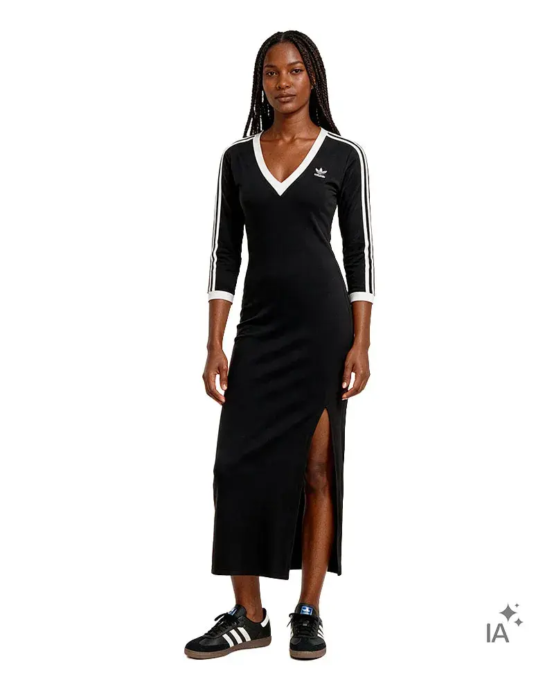 Vestido Adidas Maxi Feminino