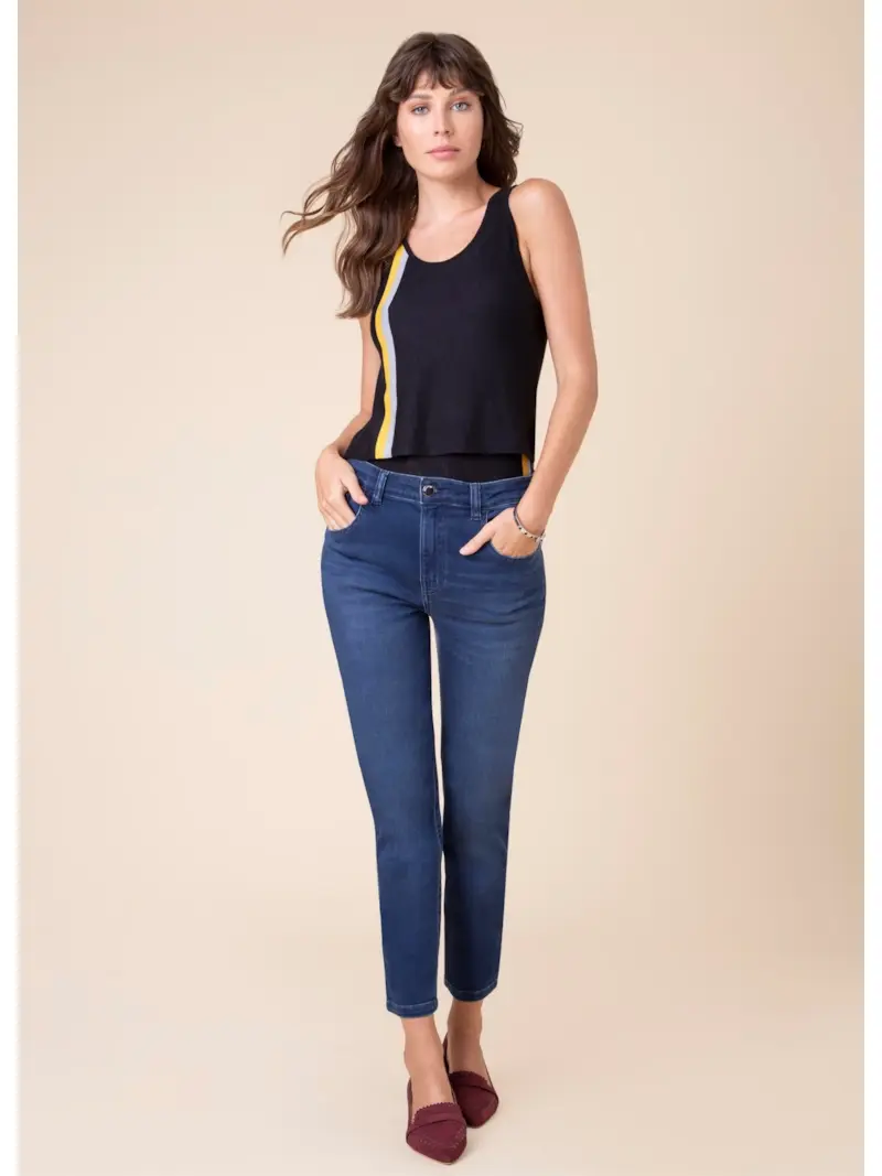 Calça Jeans Iceland Carol B-279 Lav.Escuro C/ Used