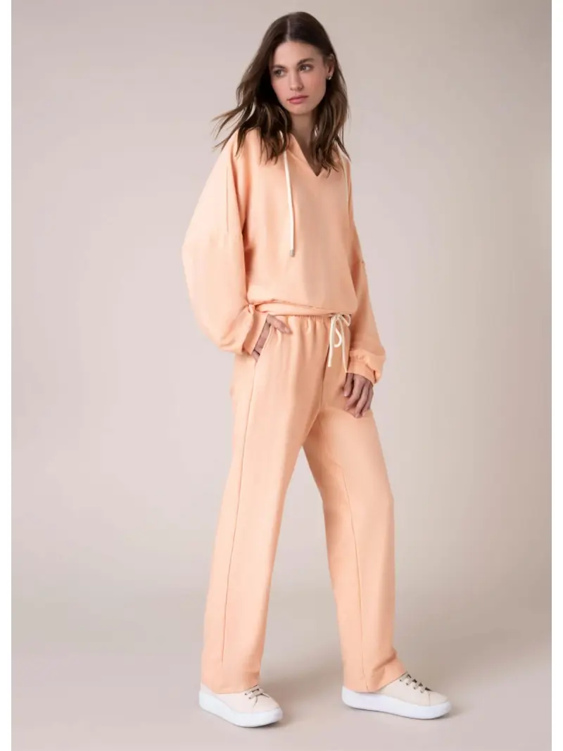 Calça Moletom Fleece Laranja