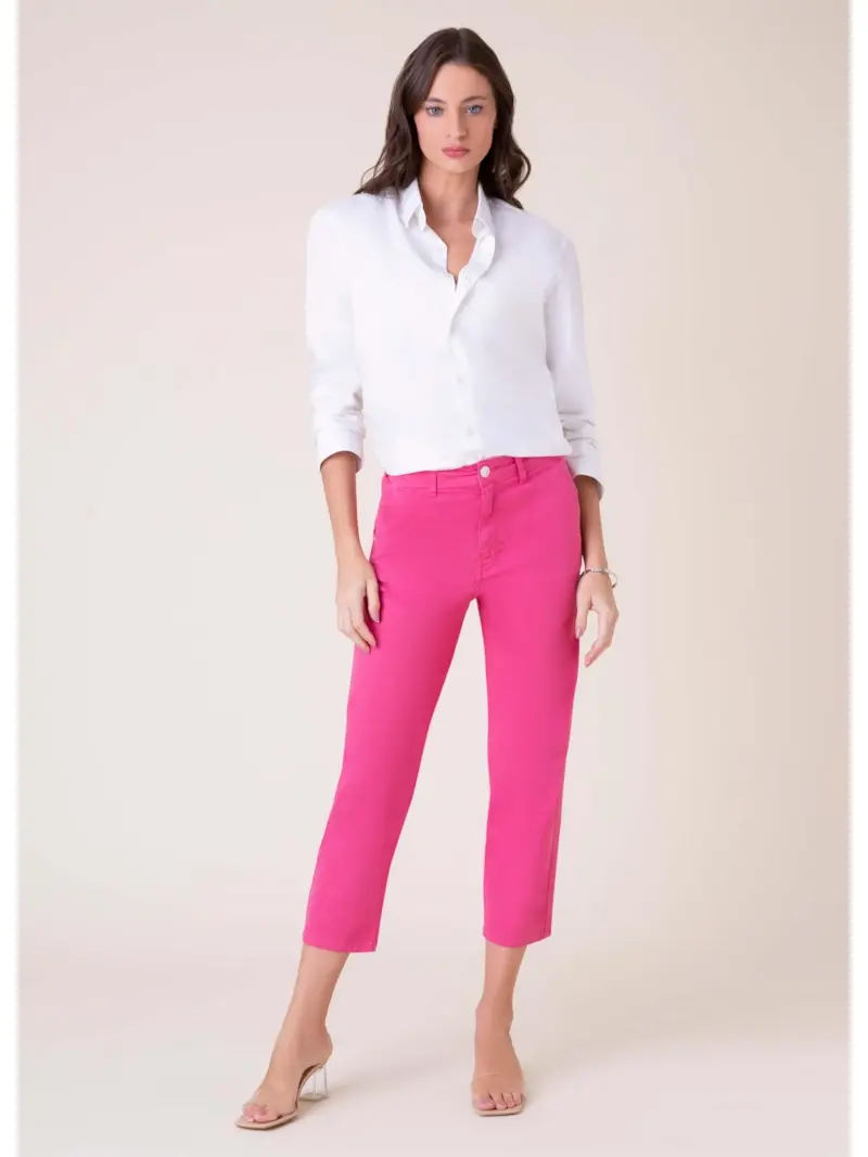 Calça New Carrot Canvas Pink