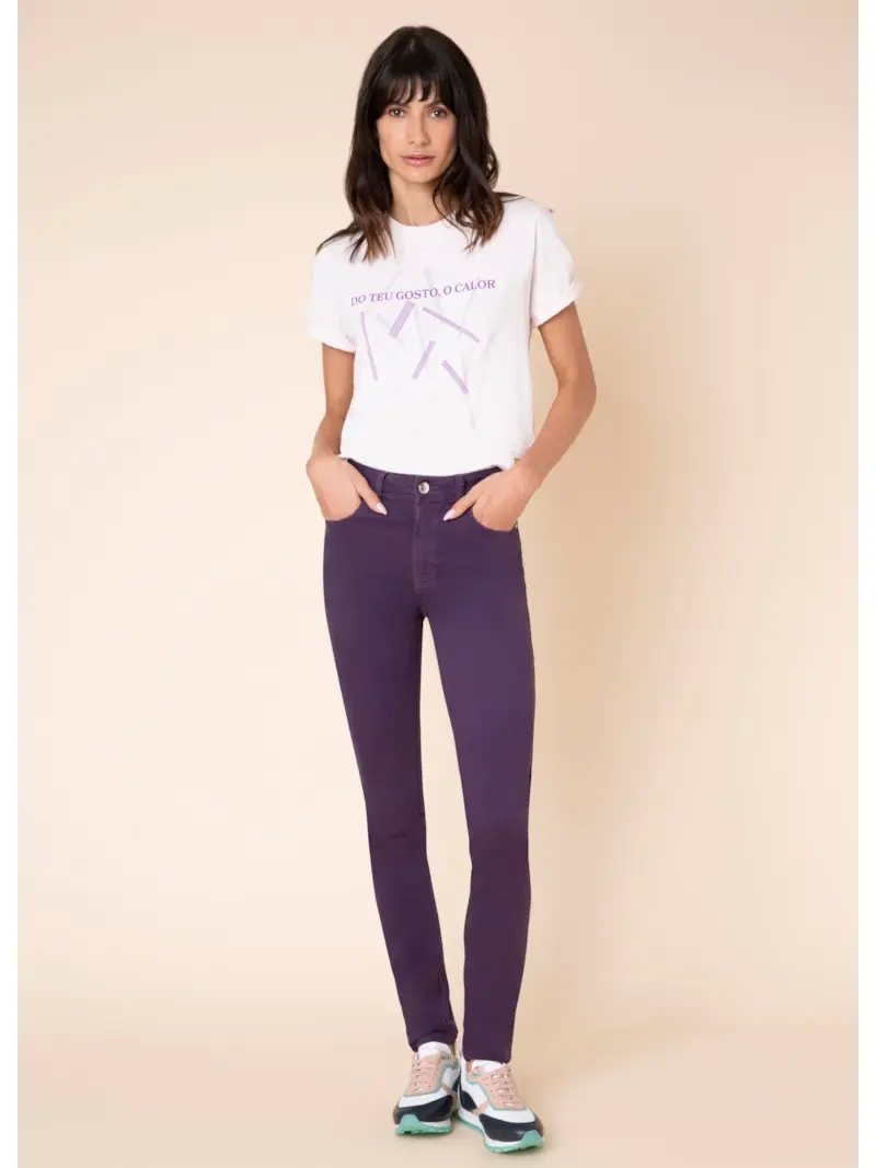 Calça Sofia Color Modal Roxo