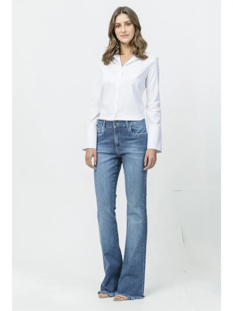 Camisa Com Botões Branco
