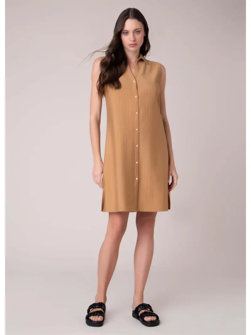 Chemise Stripes Caramelo