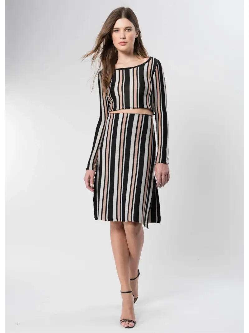 Cropped Listrado Unica