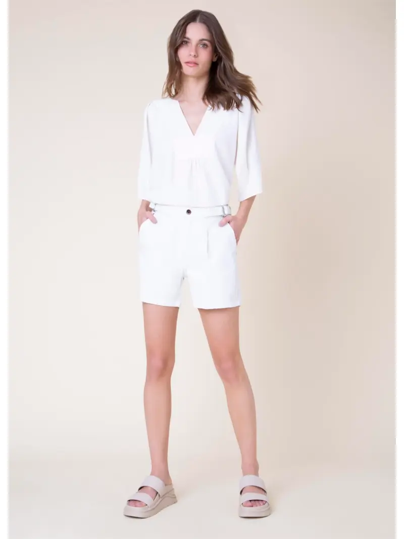 Bermuda Chloe Desert Denim B-87 Lav.Desgarregado
