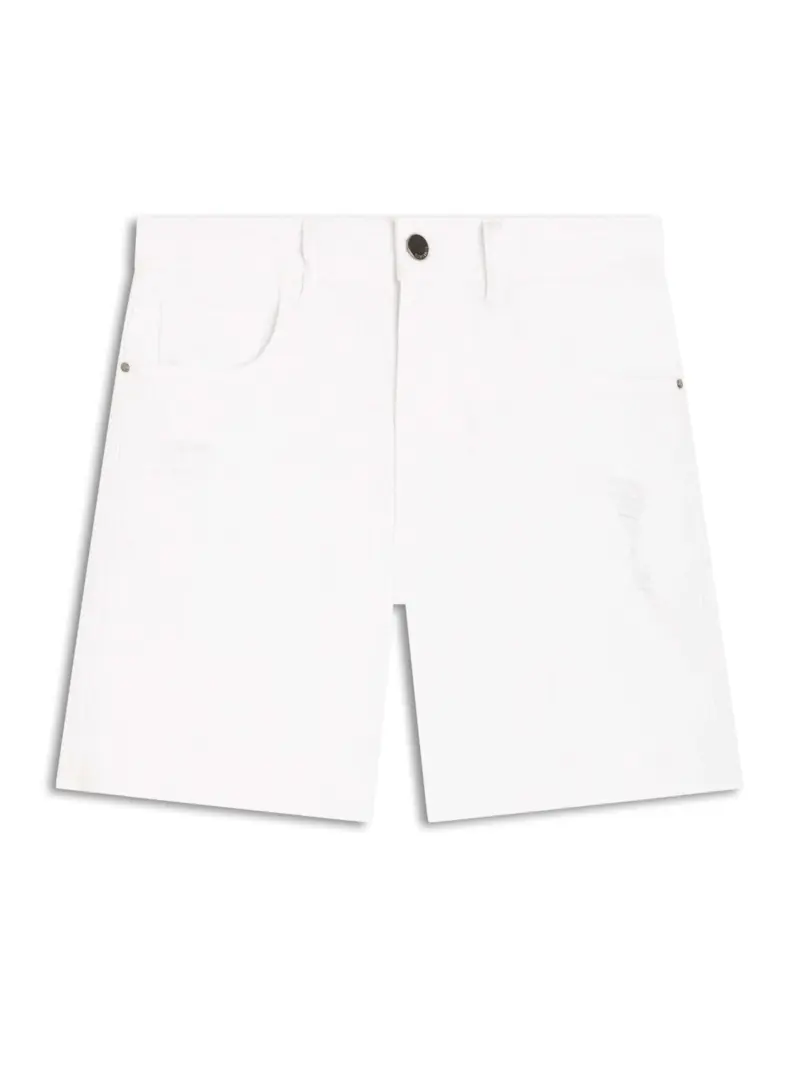 Bermuda Color Vintage Denim Branco