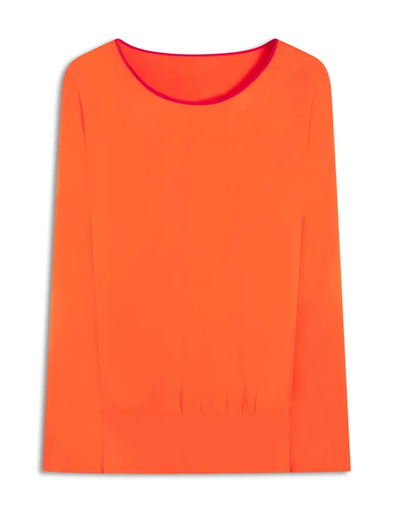 Blusa Bicolor Orange