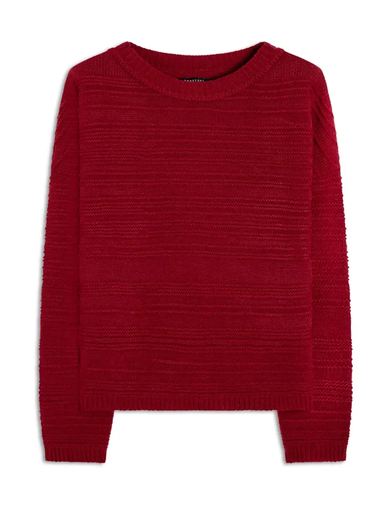 Blusa Tricot Ponto Vermelho
