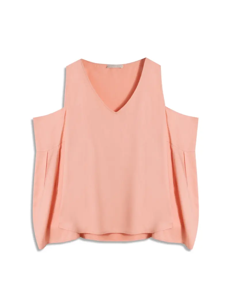 Blusa Viscose Ombro Rosa