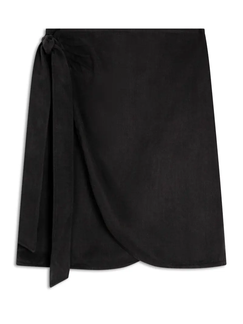 Saia Twill Pareô Preto