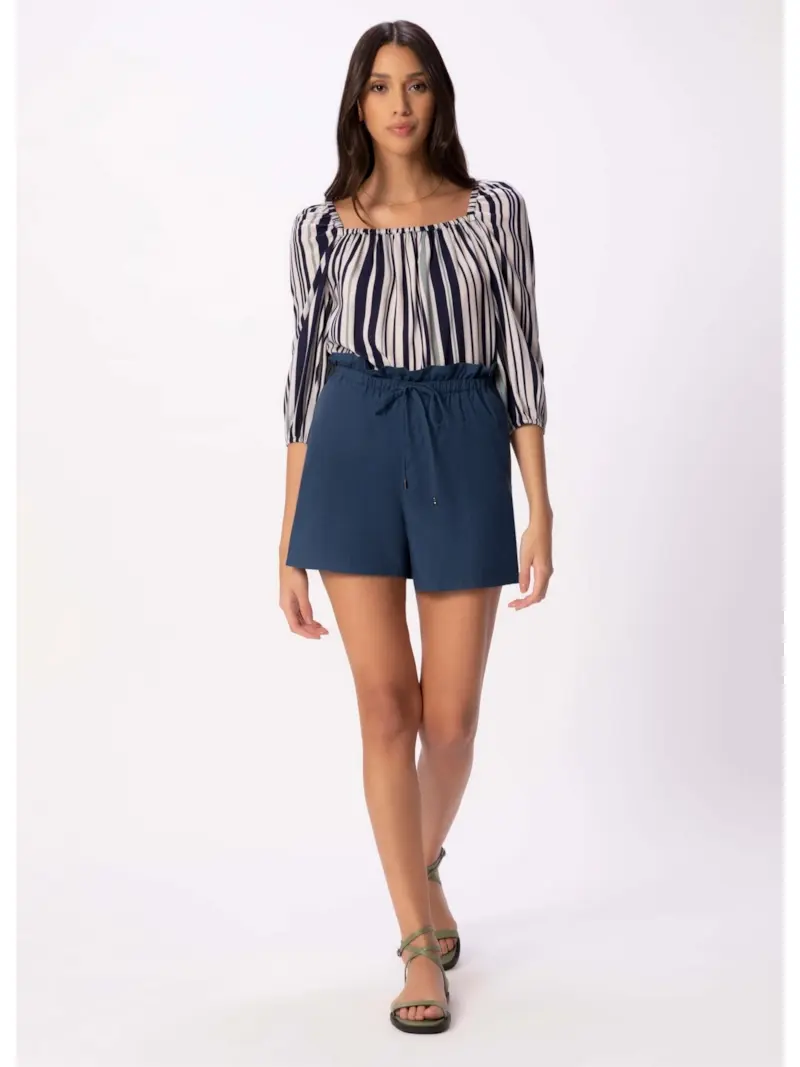 Short Tricoline Lake Clochard Dark Navy