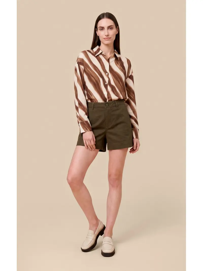 Shorts Sabrina Jogging Color Musgo
