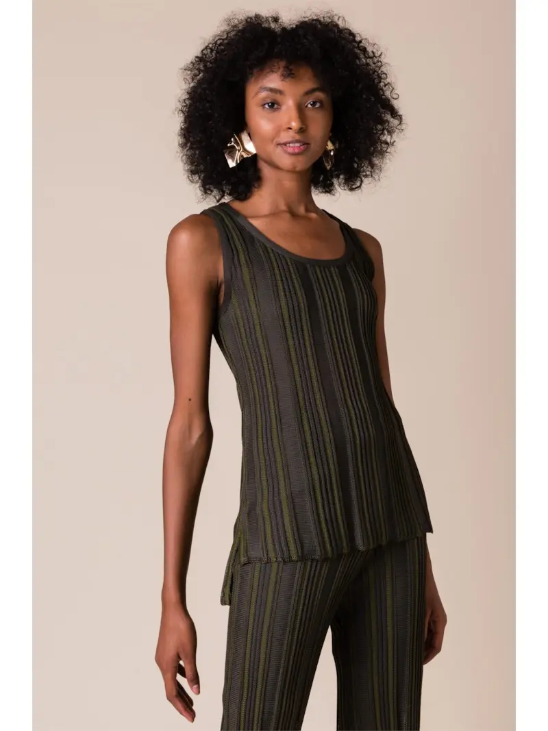 Regata Tricot Longtail Musgo