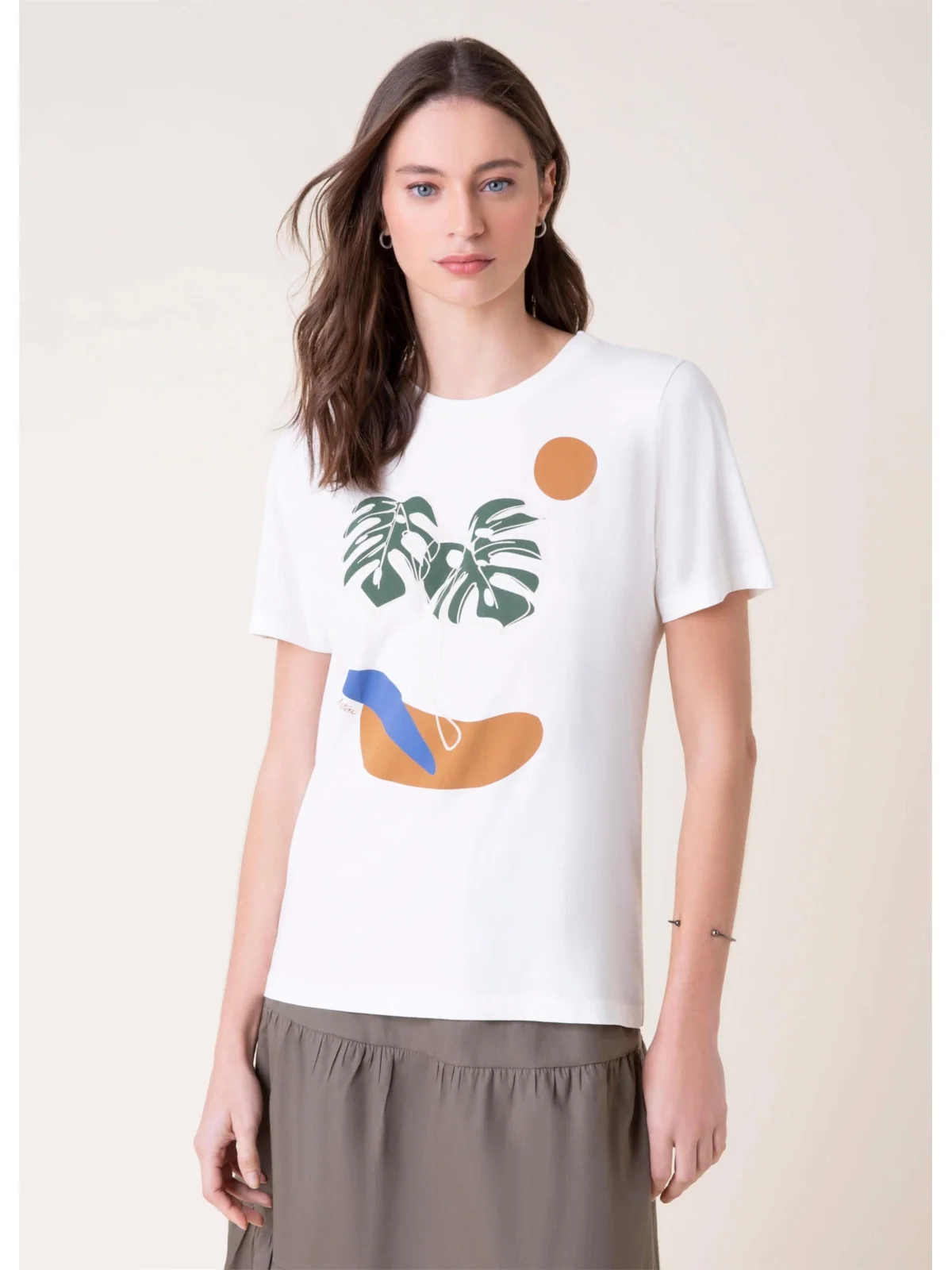 T-Shirt Adão Off White — imagem 1