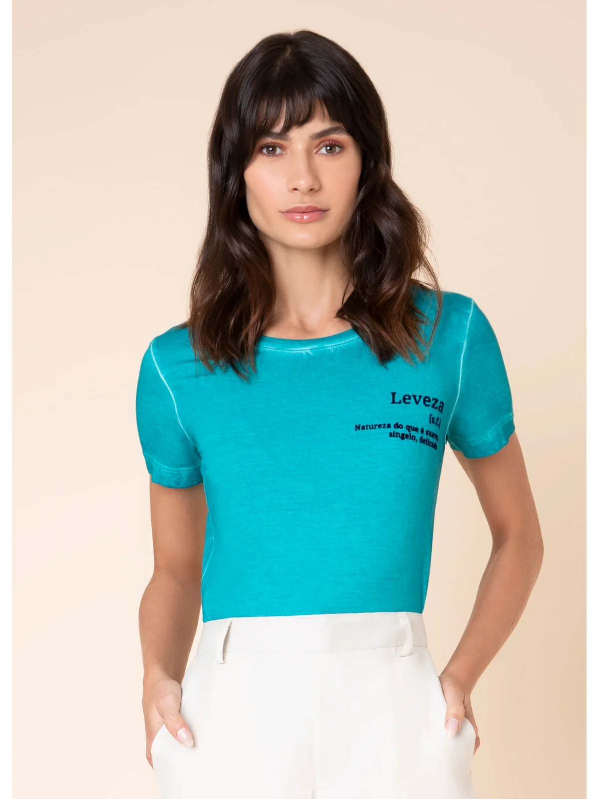 T-Shirt Leveza Verde Jade — imagem 1