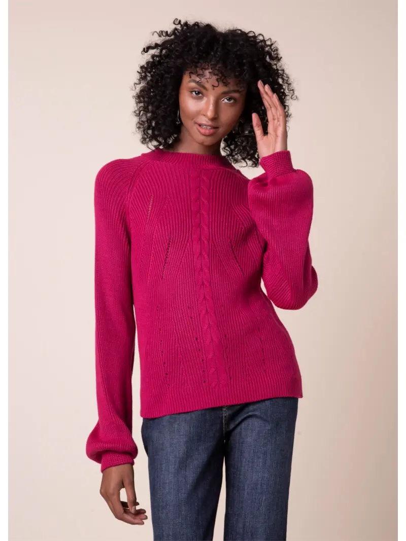 Tricot Manga Bufante Pink