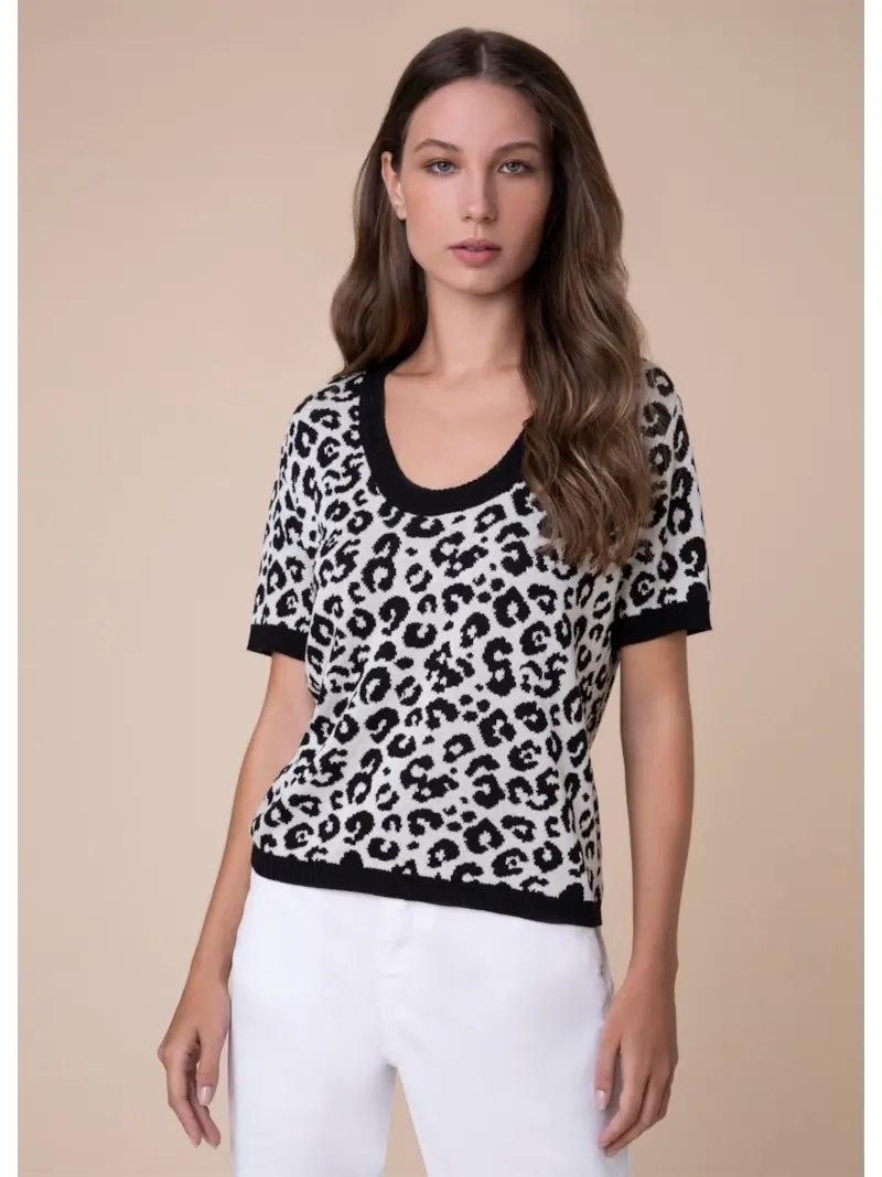 Tricot Jaguar Preto