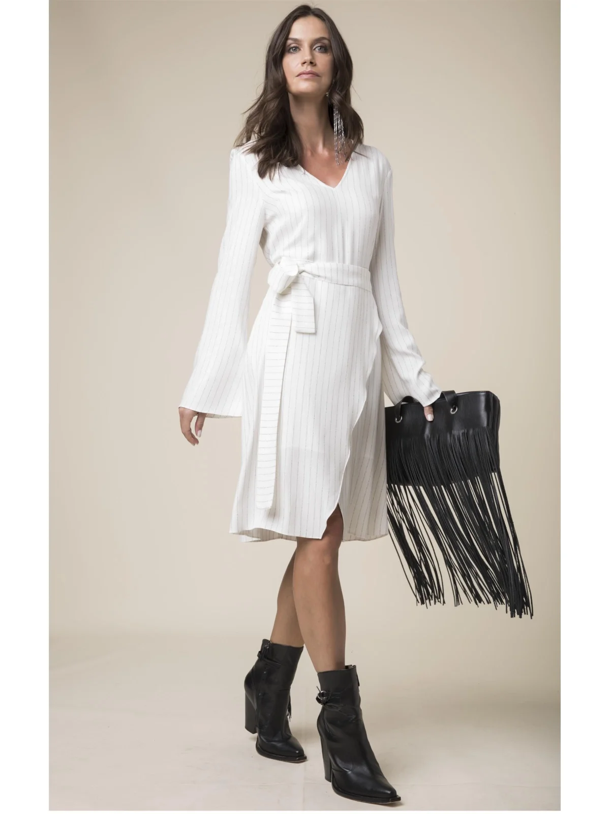 Vestido Listra Br Off White — imagem 1