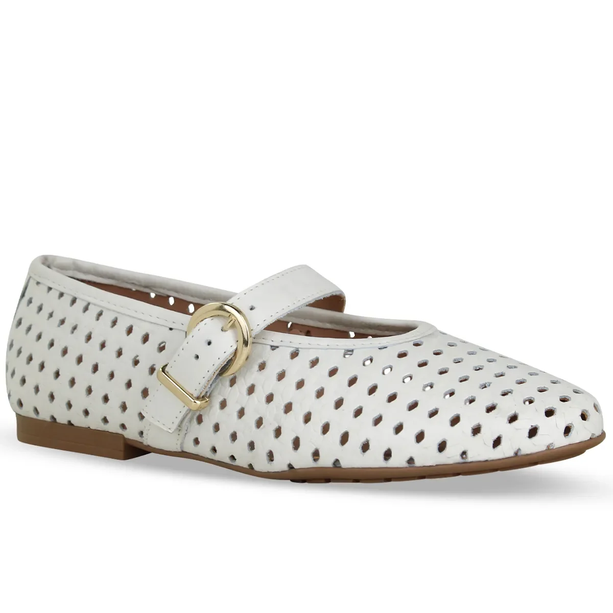 Sapatilha Couro Atanado Off White — imagem 1