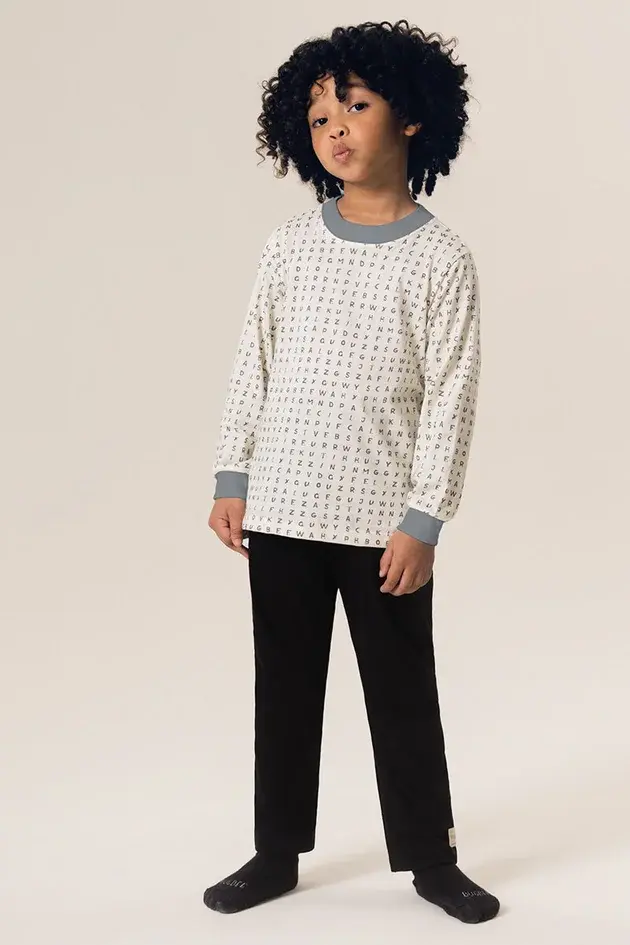 Conjunto Infantil Homewear em Malha Interativo