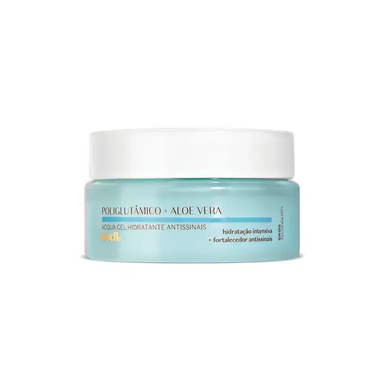 Acqua Gel Hidratante Antissinais Ácido Poliglutâmico + Aloe Vera Botik 50g