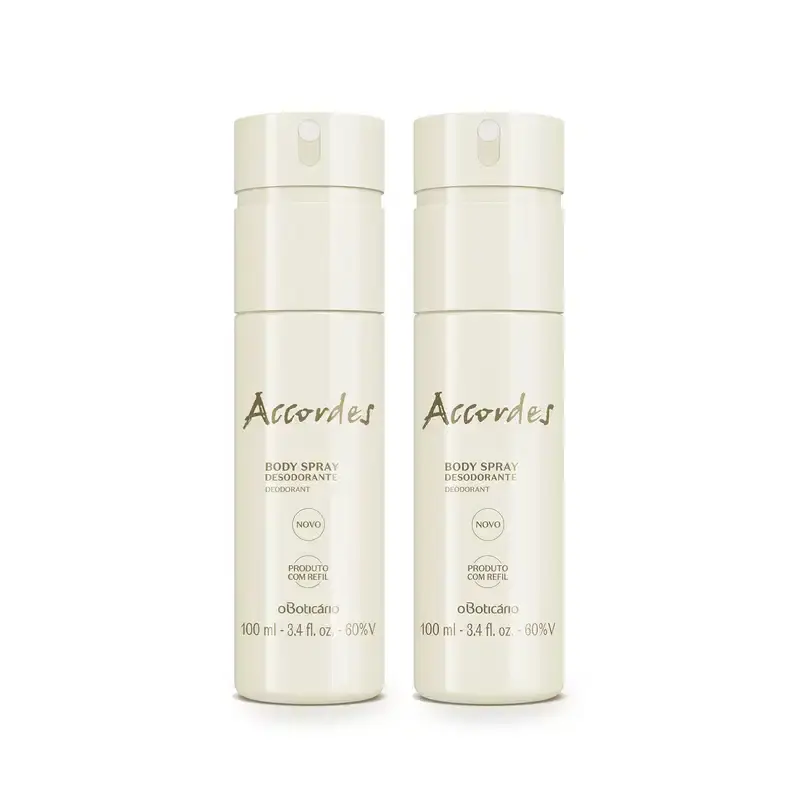 Combo Accordes: Desodorante Body Spray 2x100ml