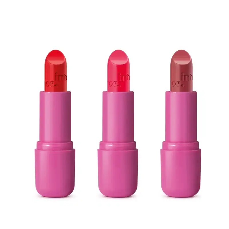Combo Arraso Intense: Batom Rosa 3,6g + Batom Vermelho 3,6g + Batom Pink 3,6g