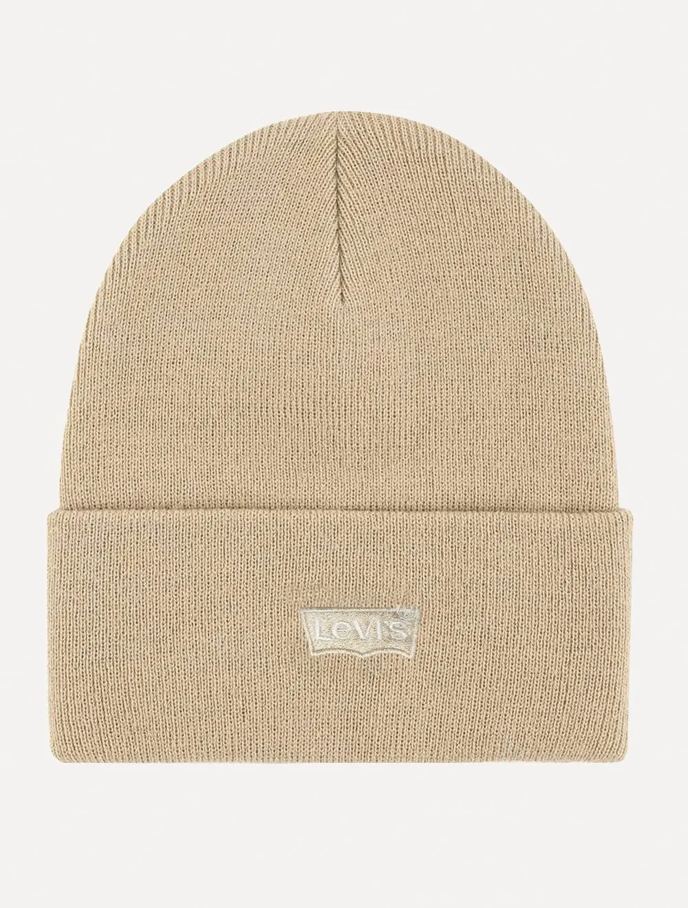 Gorro / Touca Levis Masculino Embroidered Batwing Knited Logo Cáqui