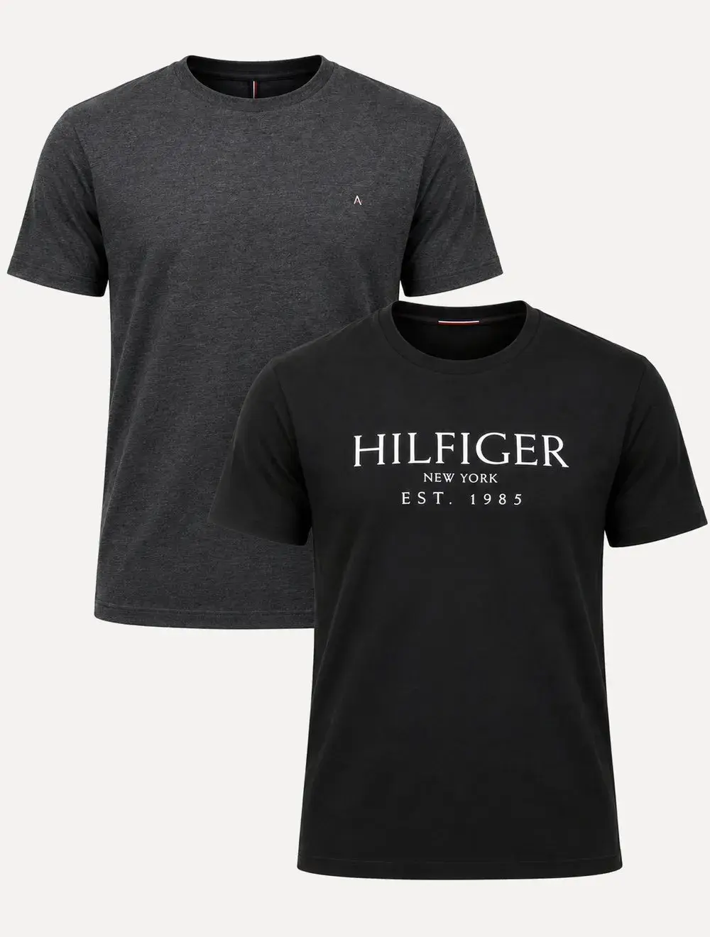 Kit Camisetas Aramis / Tommy Hilfiger | Grafite Mescla / Preta