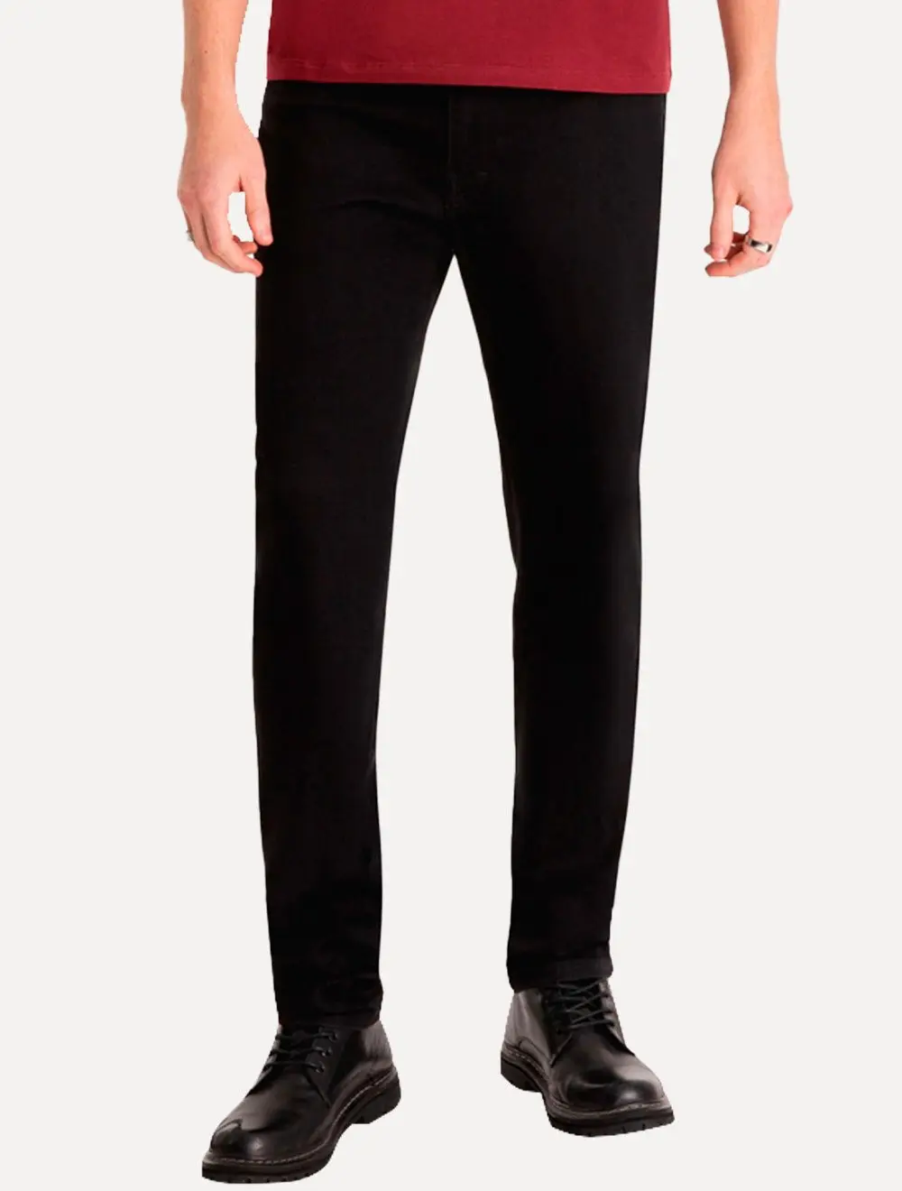 Calça Ellus Jeans Masculina Storm Elastic Straight Preta