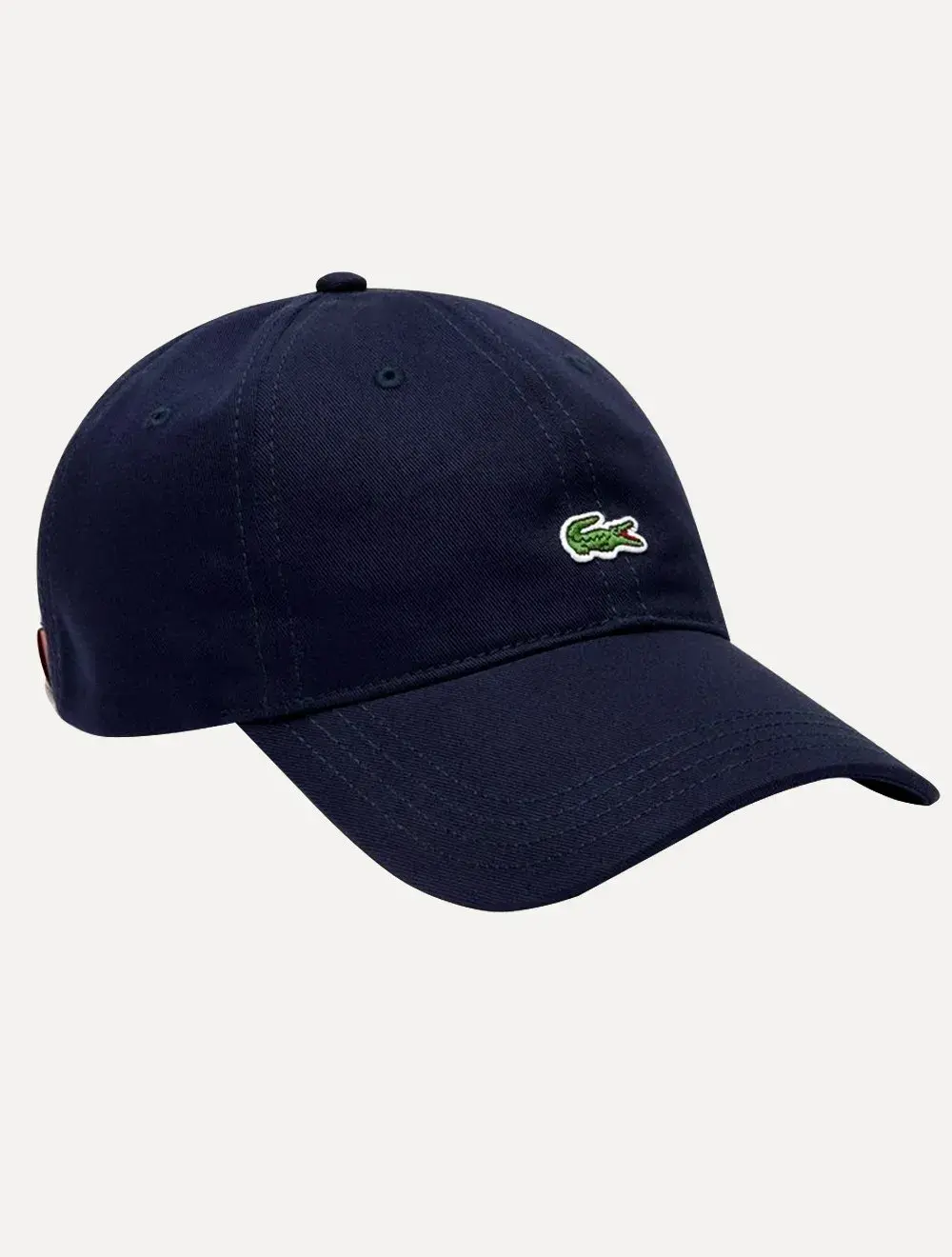 Boné Lacoste Masculino Casual Contrast Strep Logo Azul Marinho