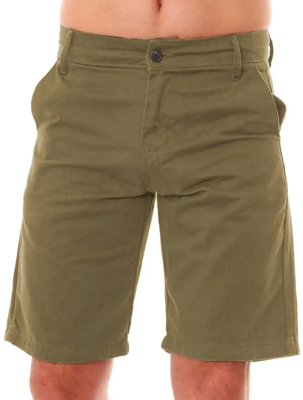 Bermuda Tommy Hilfiger Masculina de Sarja Stretch Verde Oliva
