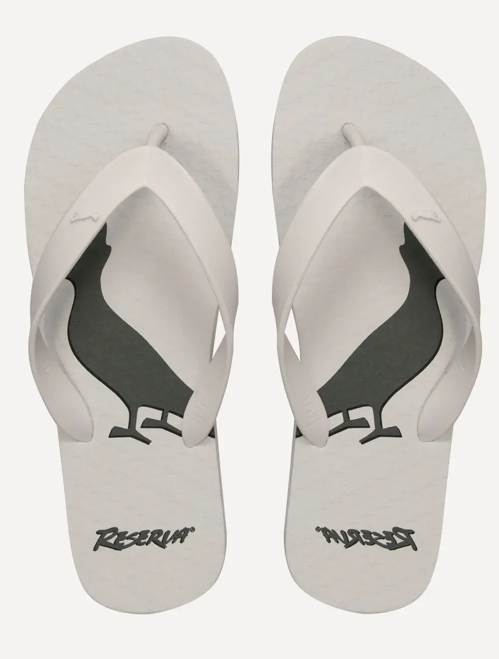 Chinelo Reserva Masculino Double Woodpecker Branco